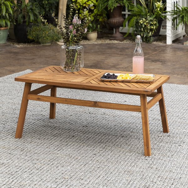 Outdoor coffee outlet table wayfair